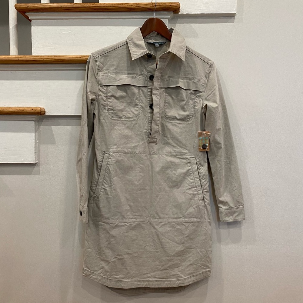 NWT Title Nine Wren Utility Shirt Dress XS